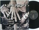 BON JOVI KEEP THE FAITH LP BLACK MADE IN BRAZIL ORIGINAL FIRST PRESSING 1992
