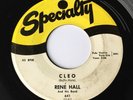 R&B Popcorn Exotica RENE HALL Cleo / Frankie And Johnny SPECIALTY 45 VG/VG+