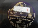 Django Reinhardt & The Quintet of the Hot Club of France - French Made 78rpm