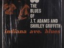J.T. ADAMS & SHIRLEY GRIFFITH: Indiana Ave. Blues LP (shrink) rare Blues & R&B