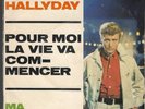 rare 45 tours allemagne JOHNNY HALLYDAY 373 256 BF pour moi la vie va commencer
