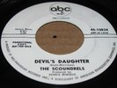 GARAGE PSYCH 45 - THE SCOUNDRELS - DEVIL'S DAUGHTER / UP THERE - ABC - PROMO