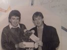 Paul McCartney Signed Album Pipes of Peace - Framed. Plus Photo of Seller/Paul