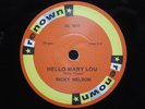 RICKY NELSON - HELLO MARY LOU 78RPM