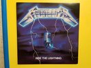 Metallica Ride the Lightning Promo Gold  Serial # Stamp