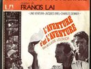 45 tour U A R  oBO film JOHNNY  HALLYDAY  l'aventure c'est l'aventure orange