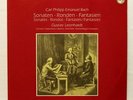 GUSTAV LEONHARDT - CPE BACH sonatas, rondos, fantasias PHILIPS 2xLPs EX++