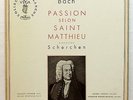 HERMANN SCHERCHEN - JS BACH matthaus-passion VEGA VAL13 4xLPs box EX