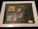 45 Tours Vinyle dédicacé par JOHNNY HALLYDAY 