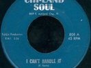 OSCAR TOLBERT I Can't Handle It NORTHERN SOUL 45 on CHI-LAND SOUL