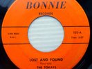 THE TOKAYS doo-wop 45 orig. STRONG vg+ LOST AND FOUND / FATTY BOOM BI LADDY pc53