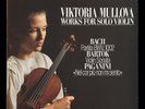 BACH BARTOK PAGANINI MULLOVA Works For Solo Violin LP PHILIPS 420 948-1 ED1 1988