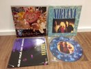 4 x Nirvana 12 Inch Maxi Vinyl Picture Disc Come As You Are Heart Shaped Smells