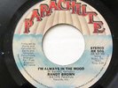 RANDY BROWN-I'M ALWAYS IN THE MOOD ON PARACHUTE MODERN SOUL 45-M-