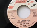 RAY AND DAVE-SIX LONELY DAYS/ WRONG, WRONG, WRONG ON MICA NORTHERN 45-M-