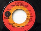 BILLY FRAZIER-LER'S FACE REALITY ON CAPITOL NORTHERN 45-M-