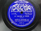ROSETTA HOWARD & HARLEM HAMFATS - ‘IF YOU’RE A VIPER’ DECCA CLASSIC DRUGS 78