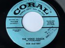 Rare Comedy BOB AND RAY You Made Your Bed / The Voice Coach CORAL Promo 45 VG++