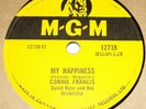MGM 12738 Connie Francis My Happiness / Never Before 78 RPM E+ E+