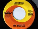 Rare THE BEATLES Love Me Do / P.S. I Love You CAPITOL Canada 70000 Series 45 VG
