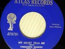 PARAKEETS QUINTET orig.ATLAS 45 MY HEAR TELLS ME mint minus b/w YVONNE vg++ kz96