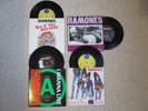 RAMONES - 4x Picture Sleeve singles (R&R High School, R&R Radio + 2 more on BB)