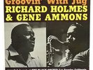 GENE AMMONS RICHARD HOLMES Groovin' With Jug STEREO PACIFIC JAZZ YELLOW VINYL M-