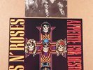 GUNS N' ROSES APPETITE FOR DESTRUCTION LP SAMPLER FLEXI 2-SIDED '87 PROMO POSTER