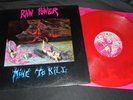 RAW POWER mine to kill LP vinyl 1st press Sonik Attack 1989 italy punk vg+/ex