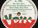 CHRISTMAS V-DISC War Department Record #288 w/Greetings From Shirley Temple NM