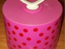 Vintage Pink Polka Dot 