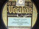 JAZZ 78 rpm RECORD Vocalion DON PARKER & HIS BAND Peaceful Valley I LOVE MY BABY