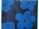 ANDY WARHOL ART COVER BLUE FLOWERS LP VINYL RECORD ORIGINAL PRESSING VERY RARE