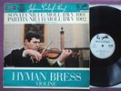 EURODISC Stereo, BACH: Sonata & Partita No.1 for Violin Solo, HYMAN BRESS, EX