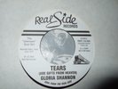 GLORIA SHANNON - TEARS/SHINING MY LOVELIGHT DJ COPY NOT FOR SALE SINGLE N/MINT