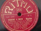 DAVID MARTIAL ORCHESTRE DEL'S JAZZ-BIGUINE VOISINE A MOIN SHELLAC 78rpm RITMO