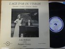LOLA BOBESCO - JACQUES GENTY / L'age d'or du violon  /  ALPHA DB 177