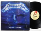 METALLICA - Ride the Lightning LP 1984 - Original MFN 27
