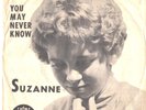 SUZANNE-(MULLINS)--RARE TEEN PICTURE SLEEVE + 45--(UNCHAINED BUT UNFORGOTTEN)-PS