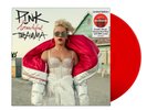 P NK beautiful TRAUMA - Pink Double LP USA TARGET Opague RED VINYL + MP3 Codes