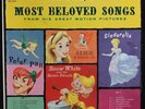 Walt DISNEY Most Beloved Songs  DQ 1213 Peter Pan  Snow White ALICE Cinderella
