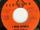Rare Northern Soul  VINCE APOLLO - I BEAR WITNESS / I CAN'T TURN MY BACK orig 45
