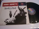 LP 33 TOURS VINYLE , JOHNNY BURNETTE AND THE ROCK ' N ROLL TRIO . VG / VG