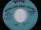 Northern Soul 45 FOUR HI'S Heartbreak River VERVE VG+/VG++ promo HEAR