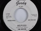 Northern Soul 45 KIM WESTON Helpless GORDY VG+ promo HEAR