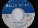 Soul Jazz 45 HERBIE HANCOCK Watermelon Man BLUE NOTE VG+ HEAR