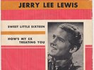 JERRY LEE LEWIS Sweet Little Sixteen SWEDEN 45 swedish SUN RECORDS rockabilly
