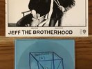 LATHE CUT, HAND CARVED JEFF THE BROTHERHOOD RECORD ONE-OF-A-KIND COVER BY JAKE O
