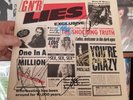 GUNS N ROSES BEAUTIFULLY SIGNED LIES USA VINYL LP  AXL SLASH DUFF IZZY STEVEN