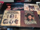 Lof 5 Waylon Jennings LPs - Wanted Outlaws, Greatest, Music Man,OL Waylon,Crazy.
